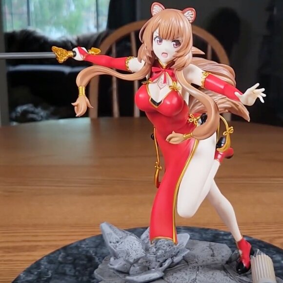 The Rising Of The Shield Hero Raphtalia Red Dress Style Ver - No Plastic Box - Picture 2 of 2